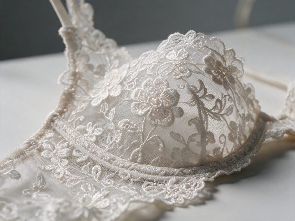 Lingerie Manufacturer Lace Embroidery Detail