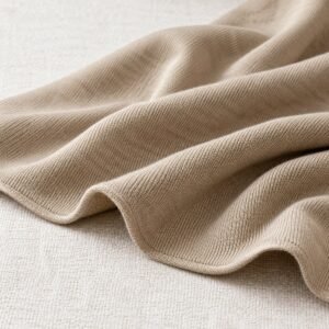 Bamboo fiber underwear fabric close-up – soft sustainable material for OEM panties